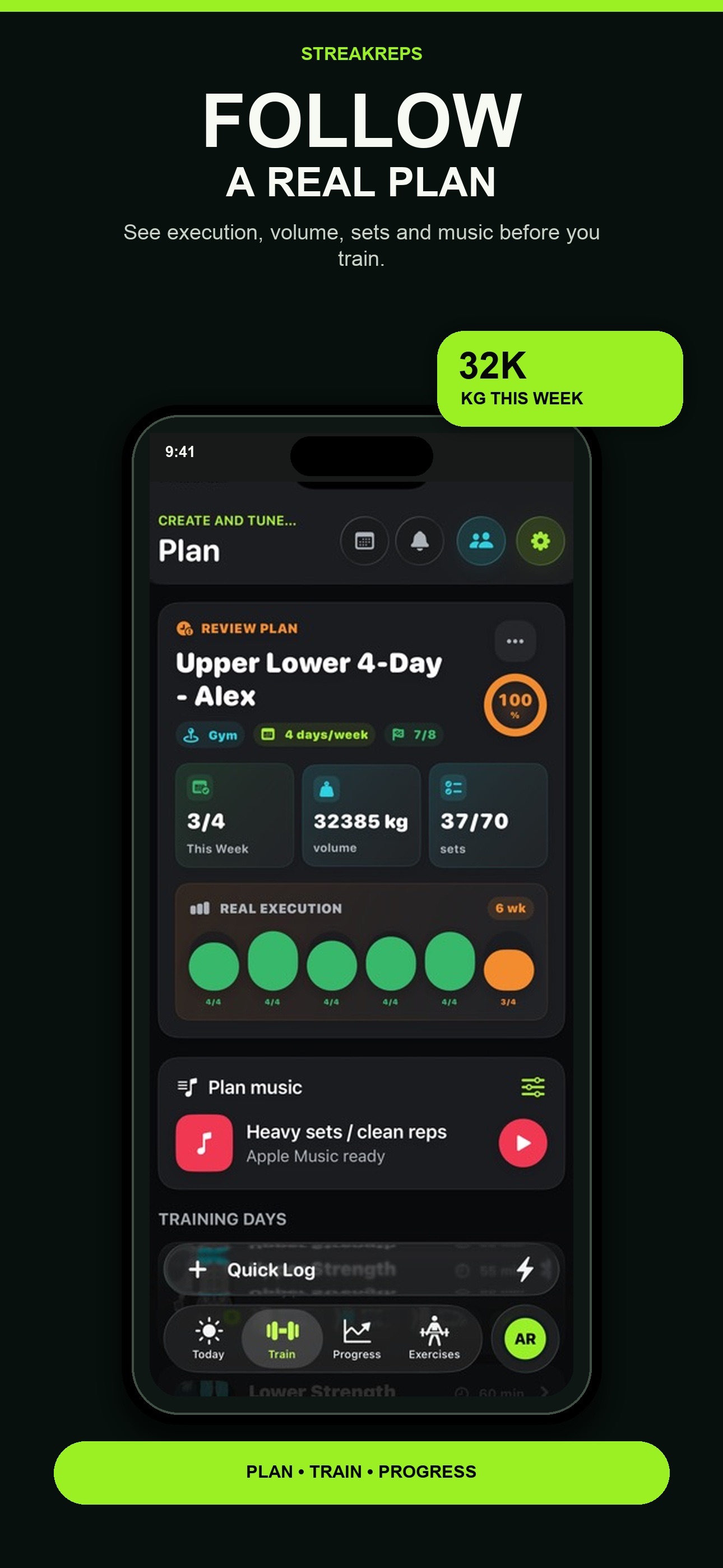 StreakReps screenshot 2
