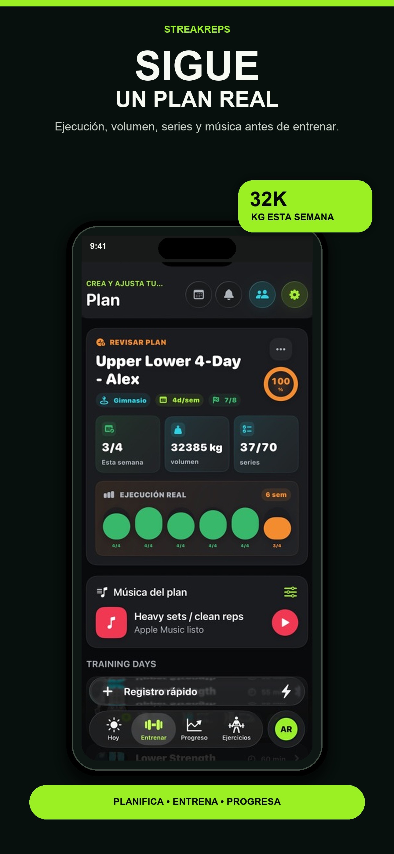 StreakReps screenshot 2
