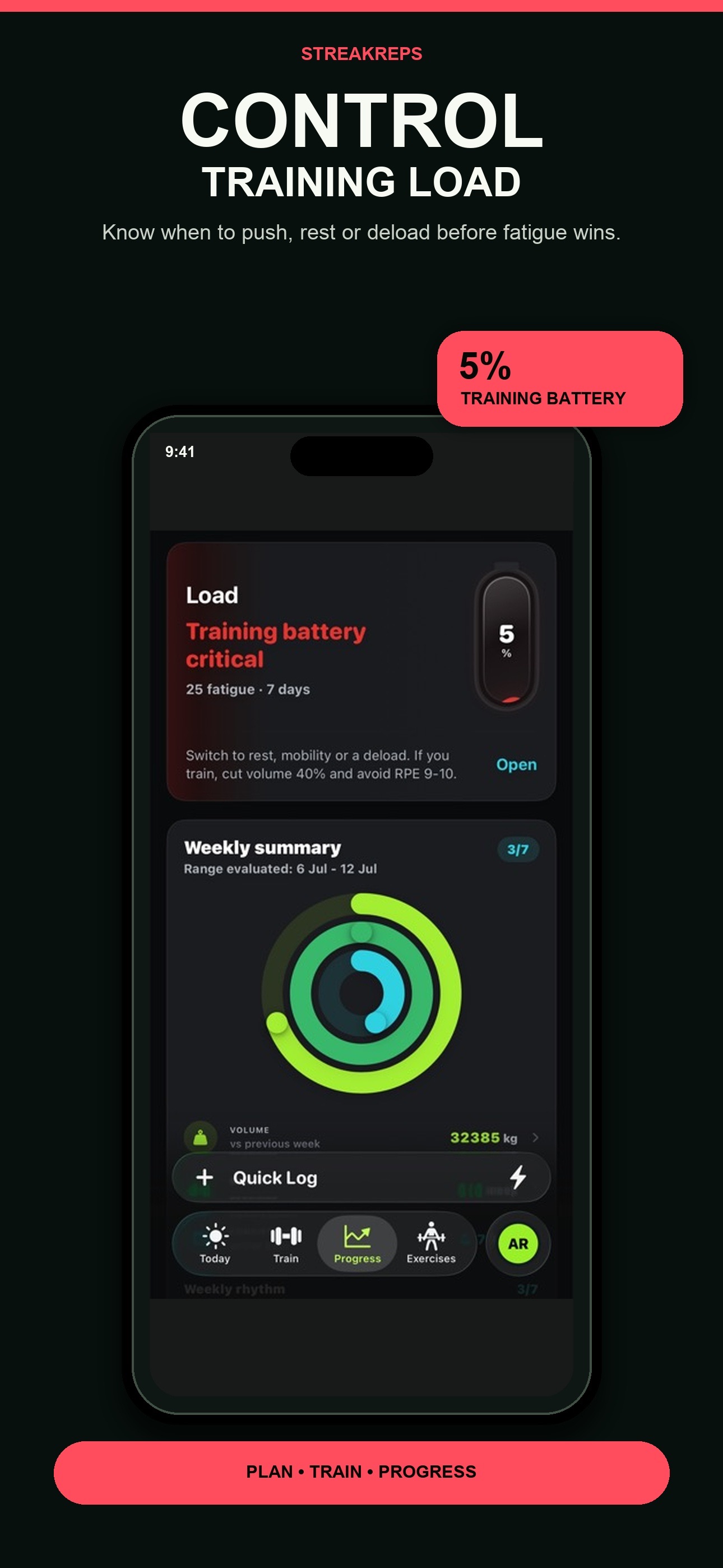StreakReps screenshot 3