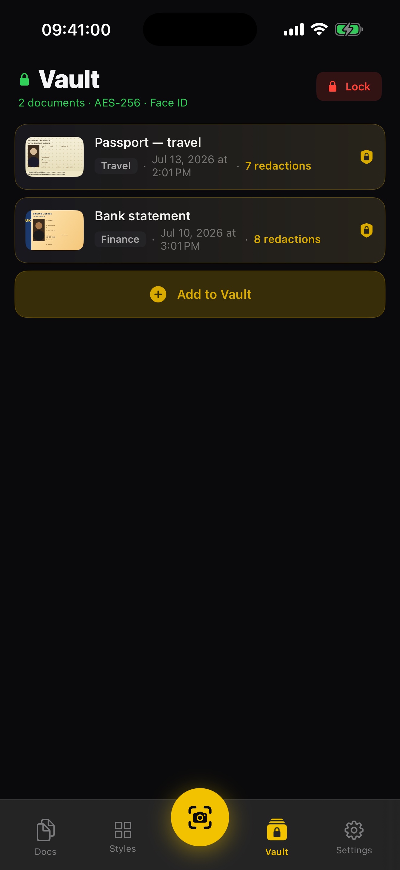 Shield - Encrypted, authenticated Vault