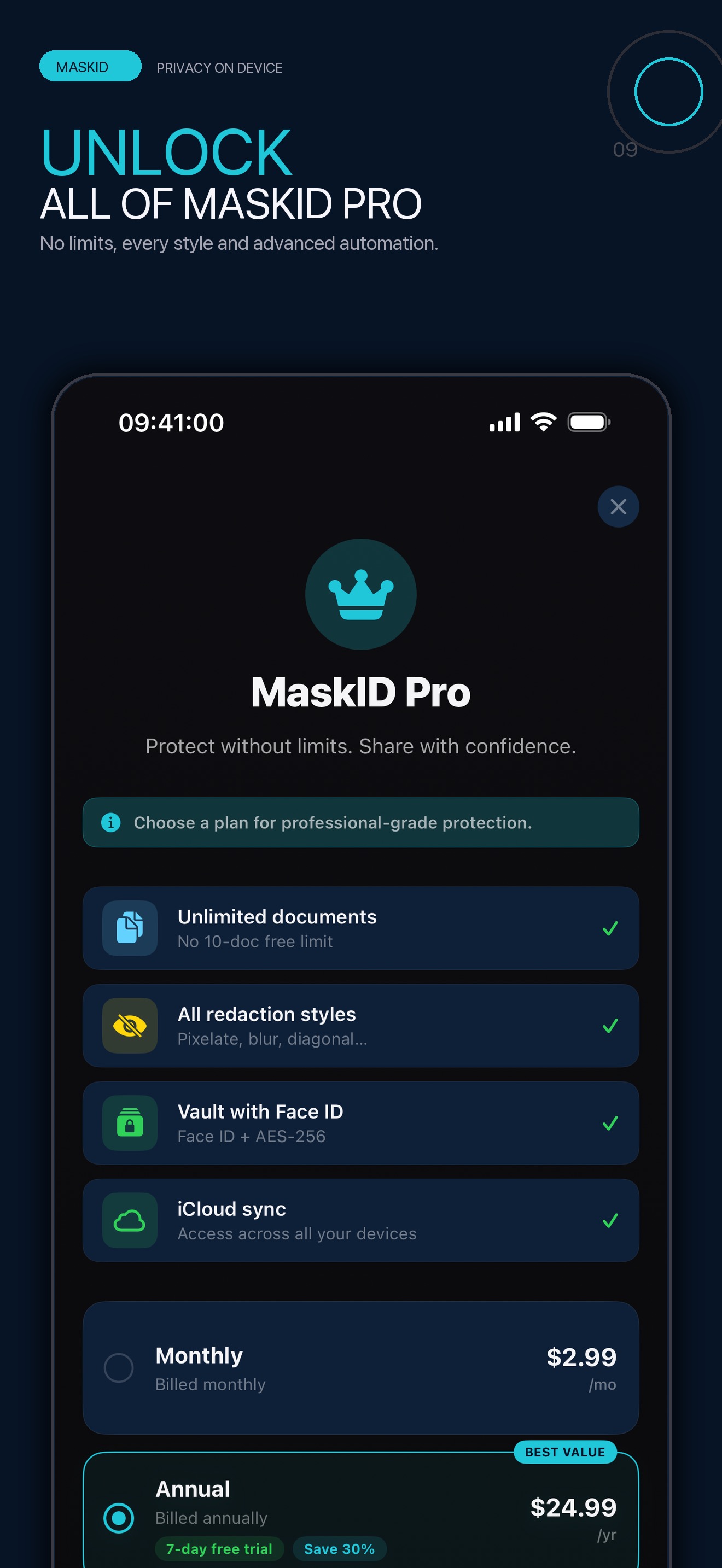 MaskID - MaskID Pro and advanced features