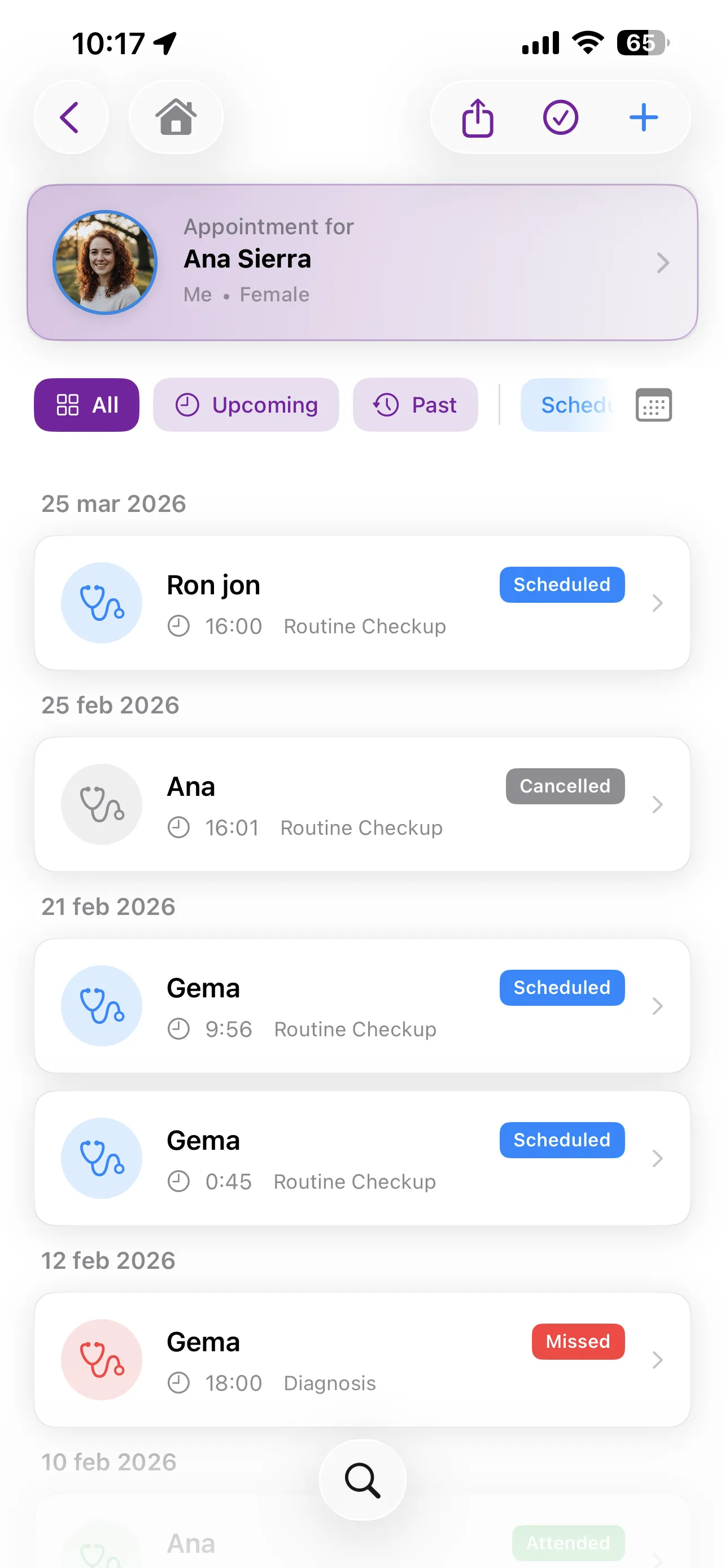 Appointments stay connected